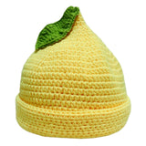 Maxbell Beanie for Women Handmade Comfortable Anime Casual Trendy Cute Fruit Hat Yellow Lemon Hat