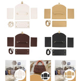 Maxbell Bag Bases for Crochet Craft Bottom Shaper Pad for Handbag Underarm Bag Women Black