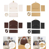 Maxbell Bag Bases for Crochet Craft Bottom Shaper Pad for Handbag Underarm Bag Women Black