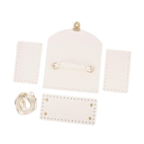 Maxbell Bag Bases for Crochet Craft Bottom Shaper Pad for Handbag Underarm Bag Women White