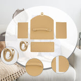 Maxbell Bag Bases for Crochet Craft Bottom Shaper Pad for Handbag Underarm Bag Women Khaki