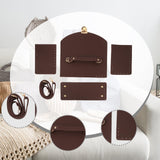 Maxbell Bag Bases for Crochet Craft Bottom Shaper Pad for Handbag Underarm Bag Women Coffee