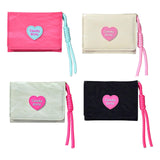 Maxbell Short Purse Creative Storage Case Portable Wallet for Traveling Party Dating Pink