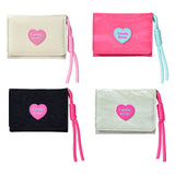 Maxbell Short Purse Creative Storage Case Portable Wallet for Traveling Party Dating Pink