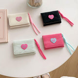 Maxbell Short Purse Creative Storage Case Portable Wallet for Traveling Party Dating Pink