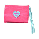 Maxbell Short Purse Creative Storage Case Portable Wallet for Traveling Party Dating Pink