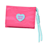 Maxbell Short Purse Creative Storage Case Portable Wallet for Traveling Party Dating Pink