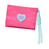 Maxbell Short Purse Creative Storage Case Portable Wallet for Traveling Party Dating Pink