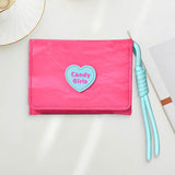 Maxbell Short Purse Creative Storage Case Portable Wallet for Traveling Party Dating Pink