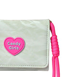 Maxbell Short Purse Creative Storage Case Portable Wallet for Traveling Party Dating Light Green