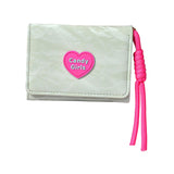 Maxbell Short Purse Creative Storage Case Portable Wallet for Traveling Party Dating Light Green