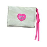 Maxbell Short Purse Creative Storage Case Portable Wallet for Traveling Party Dating Light Green