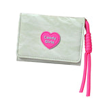 Maxbell Short Purse Creative Storage Case Portable Wallet for Traveling Party Dating Light Green