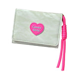 Maxbell Short Purse Creative Storage Case Portable Wallet for Traveling Party Dating Light Green