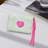 Maxbell Short Purse Creative Storage Case Portable Wallet for Traveling Party Dating Light Green