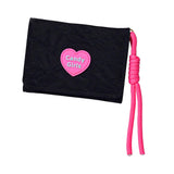 Maxbell Short Purse Creative Storage Case Portable Wallet for Traveling Party Dating Black