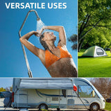 Maxbell Portable Shower Pan Sturdy Privacy Foldable Shower Base for RV Camping Beach