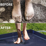 Maxbell Portable Shower Pan Sturdy Privacy Foldable Shower Base for RV Camping Beach