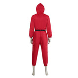 Maxbell Red Jumpsuit for Kids Kindergarten Accessories Lightweight Halloween Costume 130