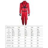 Maxbell Red Jumpsuit for Kids Kindergarten Accessories Lightweight Halloween Costume 140
