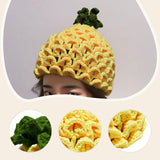 Maxbell Y2K Beanie for Women Costume Accessories Warm Lightweight Cute Pineapple Hat