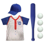 Maxbell Baseball Player Costume for Kids Role Play Dress up Halloween Party Costumes