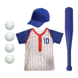 Maxbell Baseball Player Costume for Kids Role Play Dress up Halloween Party Costumes