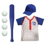 Maxbell Baseball Player Costume for Kids Role Play Dress up Halloween Party Costumes