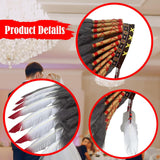 Maxbell Indian Artificial Feather Headdress for Role Play Stage Performance Festival