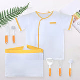 Maxbell Children Chef Costume Party Favor Kitchen Playset for Boys Girls 3+ Year Old