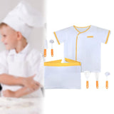 Maxbell Children Chef Costume Party Favor Kitchen Playset for Boys Girls 3+ Year Old