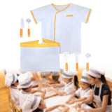 Maxbell Children Chef Costume Party Favor Kitchen Playset for Boys Girls 3+ Year Old