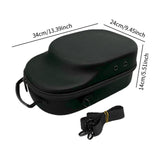 Maxbell Hat Travel Case for 6 Caps EVA Hard Shell Portable Adjustable Shoulder Strap