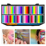Maxbell Face Body Paint Easy to Use Washable Face Painting for Party Cosplay Dancing
