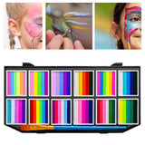 Maxbell Face Body Paint Easy to Use Washable Face Painting for Party Cosplay Dancing
