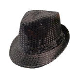 Maxbell Sequin Bowler Hat Costume Hat Stylish Sun Hats for Travel Masquerade