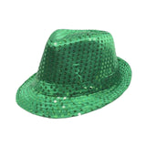 Maxbell Sequin Bowler Hat Costume Hat Stylish Sun Hats for Travel Masquerade