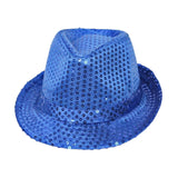 Maxbell Sequin Bowler Hat Costume Hat Stylish Sun Hats for Travel Masquerade