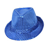 Maxbell Sequin Bowler Hat Costume Hat Stylish Sun Hats for Travel Masquerade