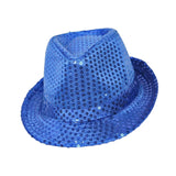 Maxbell Sequin Bowler Hat Costume Hat Stylish Sun Hats for Travel Masquerade