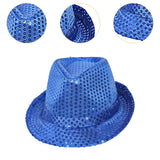 Maxbell Sequin Bowler Hat Costume Hat Stylish Sun Hats for Travel Masquerade