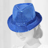 Maxbell Sequin Bowler Hat Costume Hat Stylish Sun Hats for Travel Masquerade