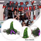 Maxbell Halloween Witch Hat Headwear for Decoration with Bowknot Photo Prop Headgear Green