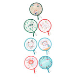 Maxbell Foldable Round Fan Decorative Handheld Fan for Party Favor Show Performances
