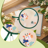 Maxbell Foldable Round Fan Decorative Handheld Fan for Party Favor Show Performances