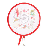 Maxbell Foldable Round Fan Decorative Handheld Fan for Party Favor Show Performances