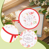 Maxbell Foldable Round Fan Decorative Handheld Fan for Party Favor Show Performances