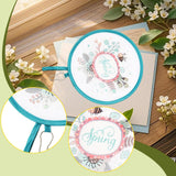 Maxbell Foldable Round Fan Decorative Handheld Fan for Party Favor Show Performances