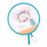 Maxbell Foldable Round Fan Decorative Handheld Fan for Party Favor Show Performances