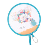 Maxbell Foldable Round Fan Decorative Handheld Fan for Party Favor Show Performances